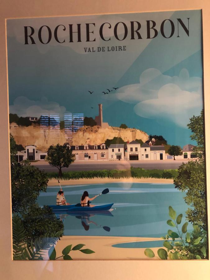 Les Palombes Lägenhet Rochecorbon Exteriör bild